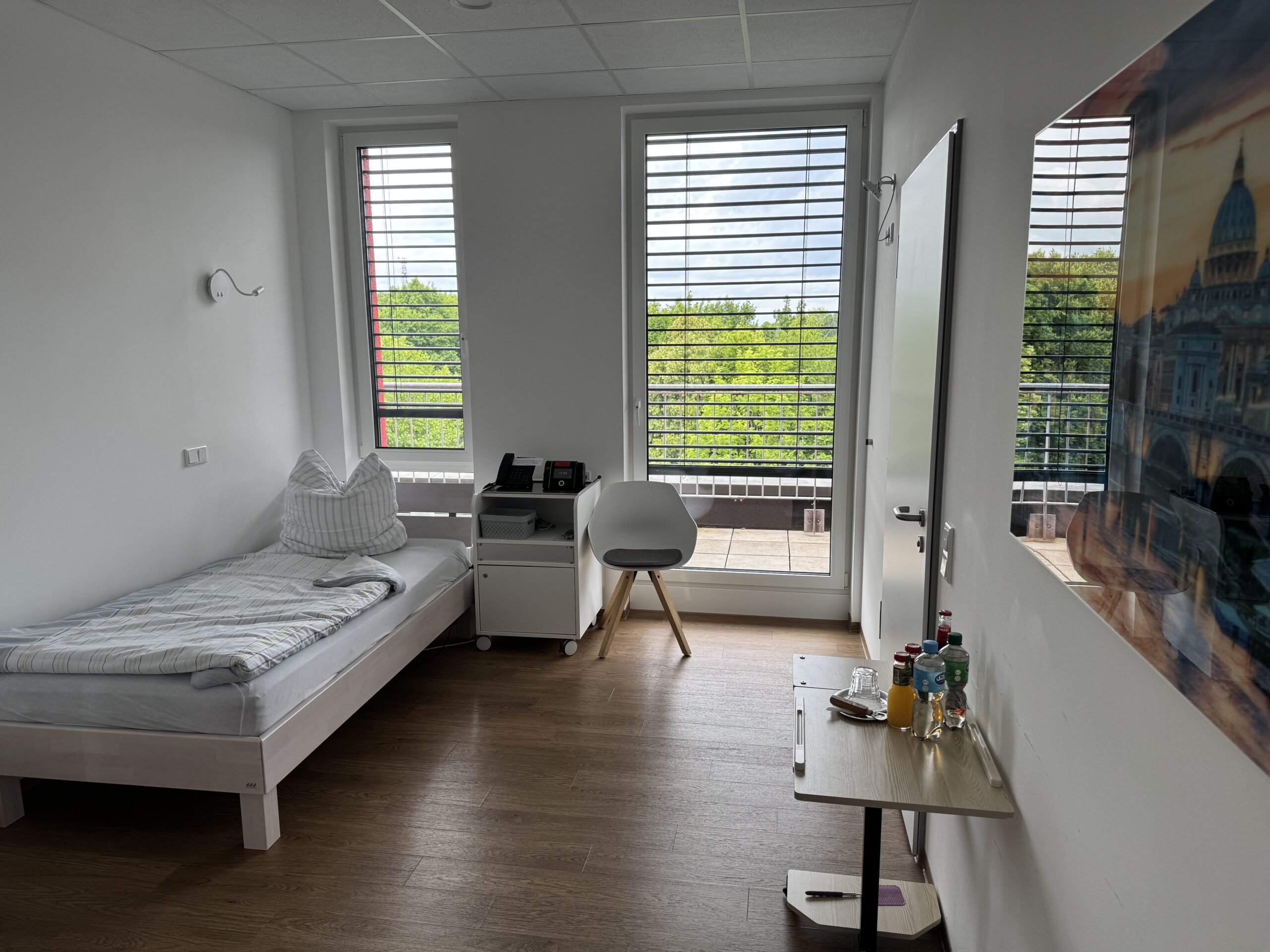 Patientenzimmer in der SMED Klinik