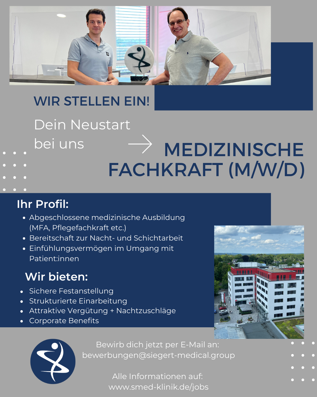 SMED-Klinik_Stellenanzeige Schlaflabor 2025