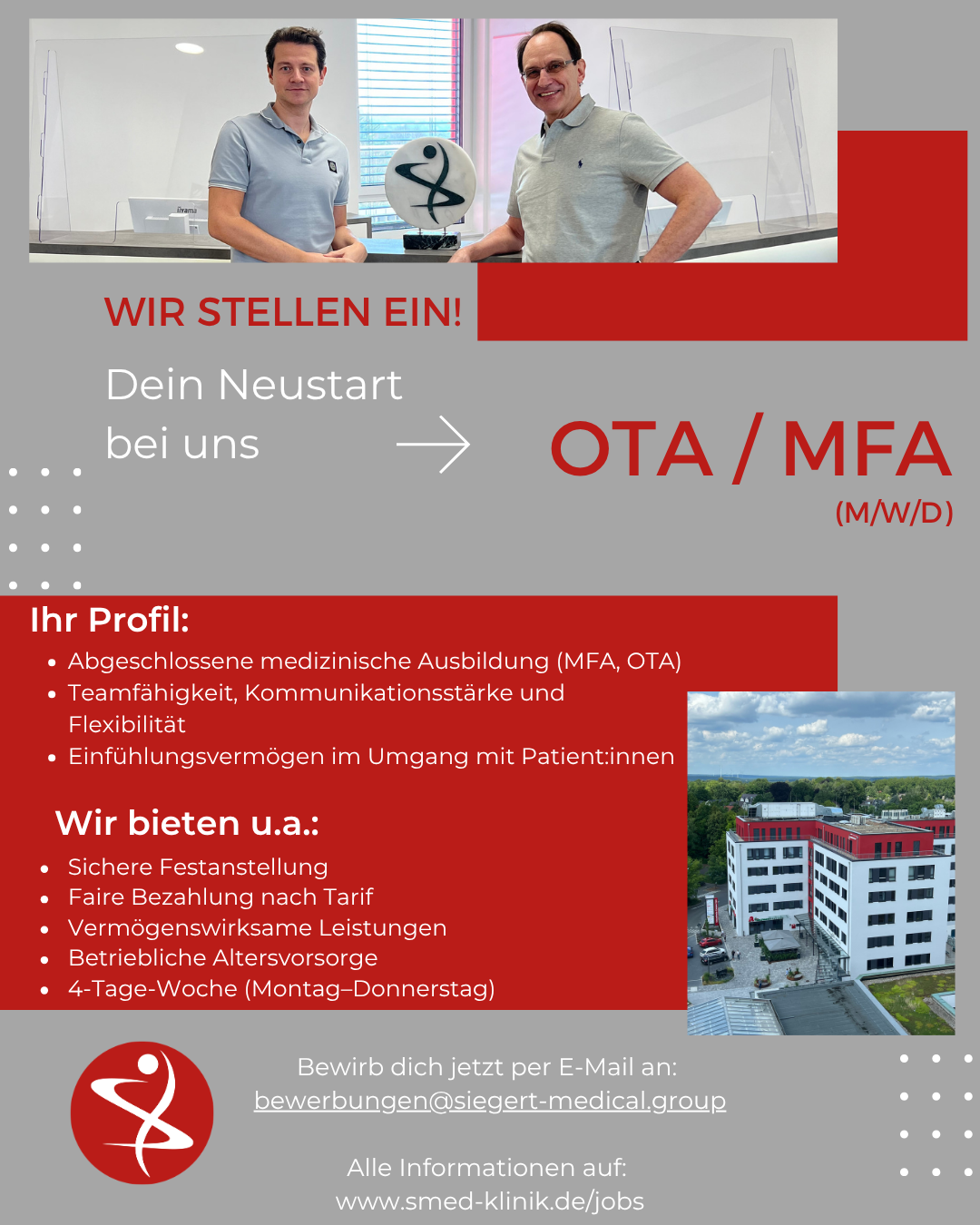 Stellenanzeige OTA MFA